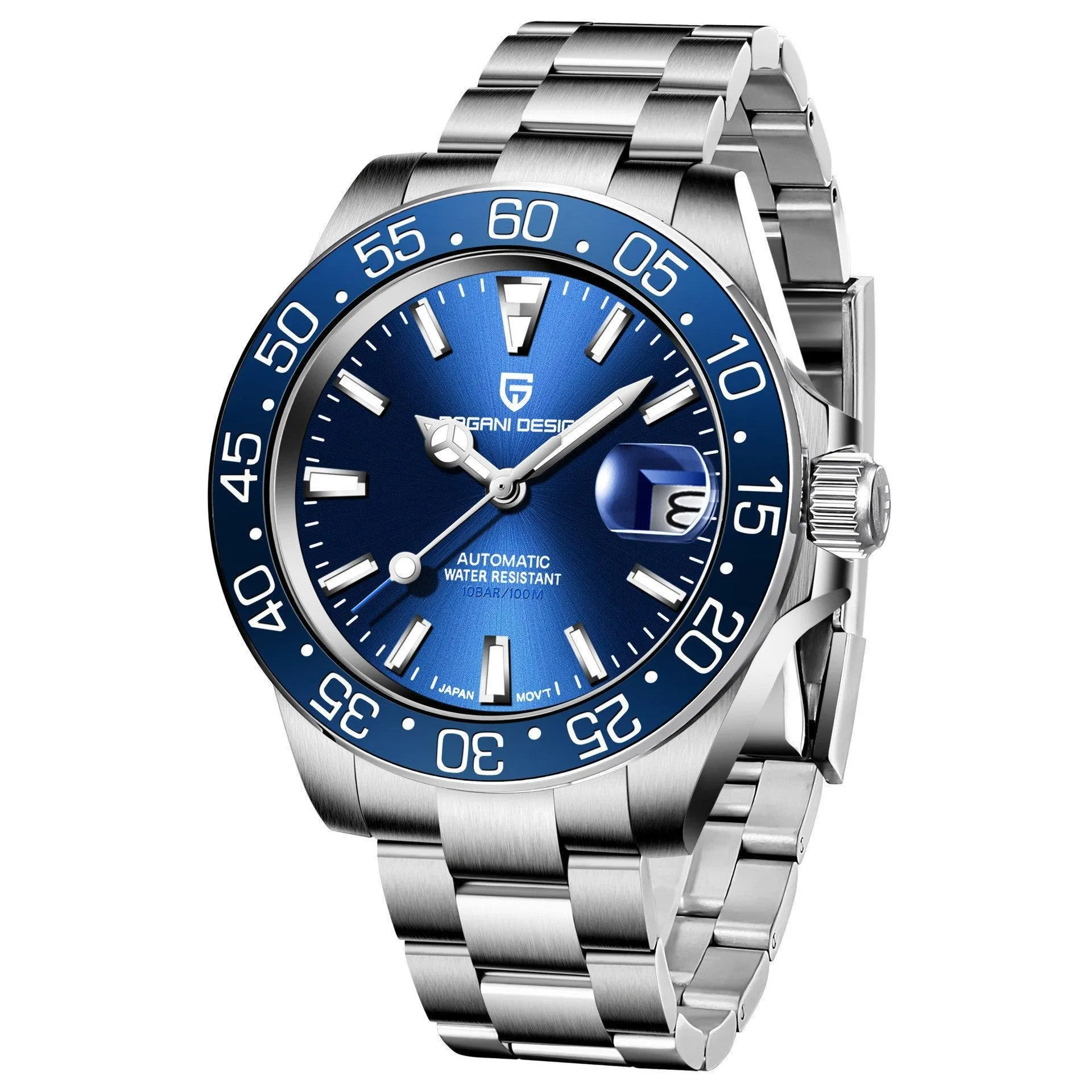 Pagani Design Men's Waterproof Mechanical Business Watch