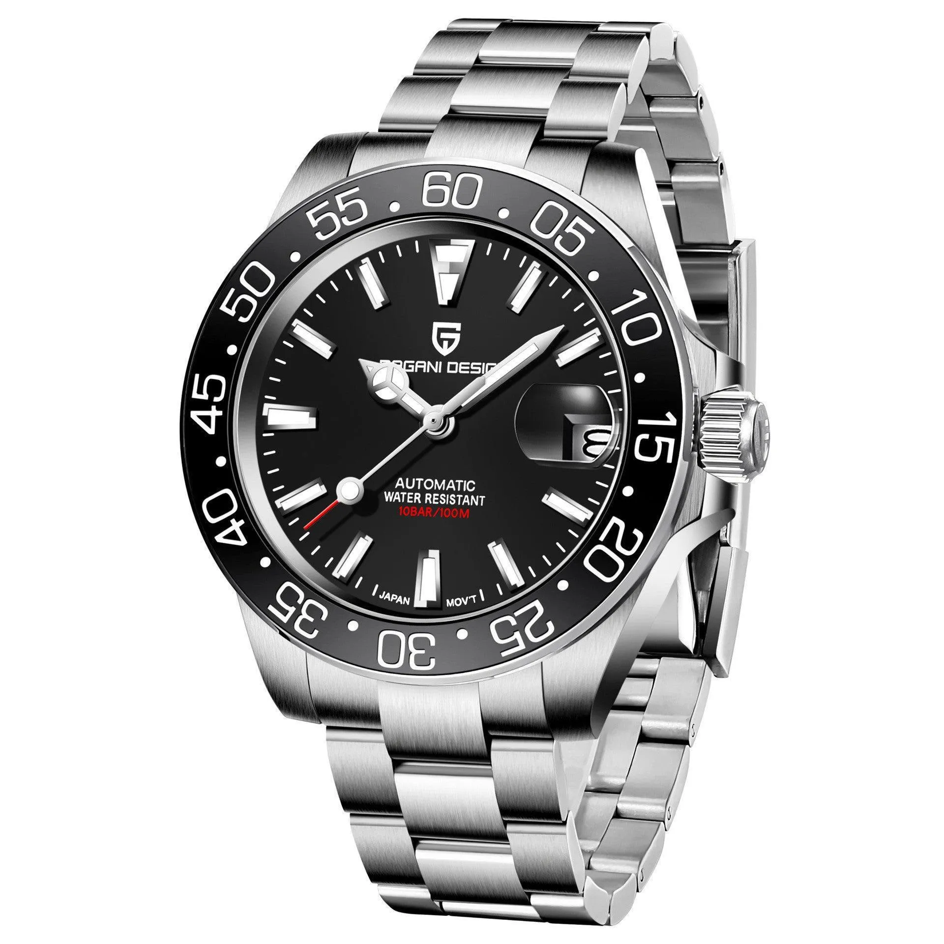 Pagani Design Men's Waterproof Mechanical Business Watch
