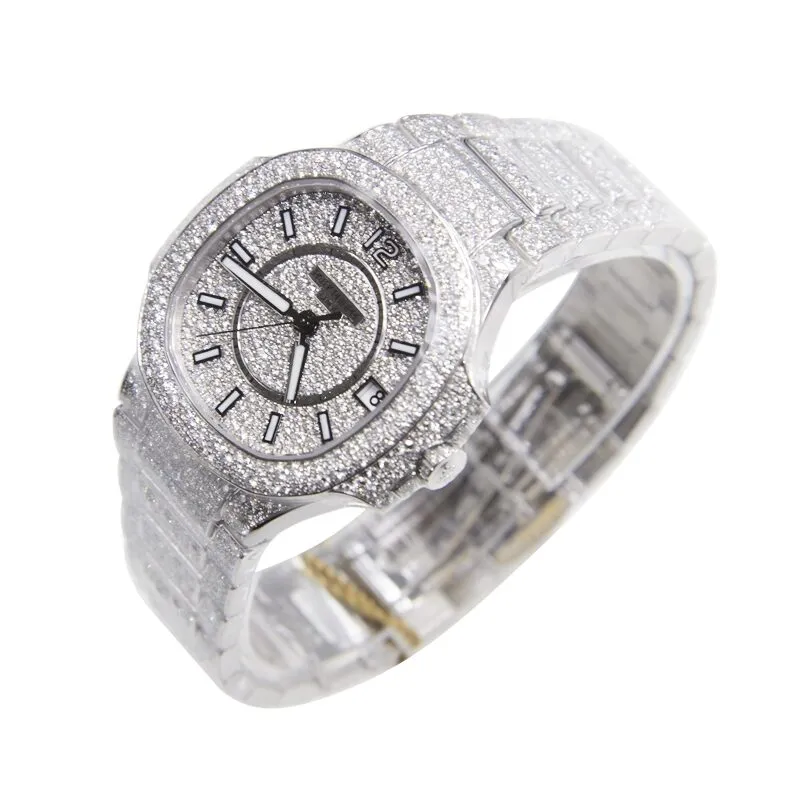 Patek Philippe Nautilus Ladies 18K White Gold Watch 7021/1G