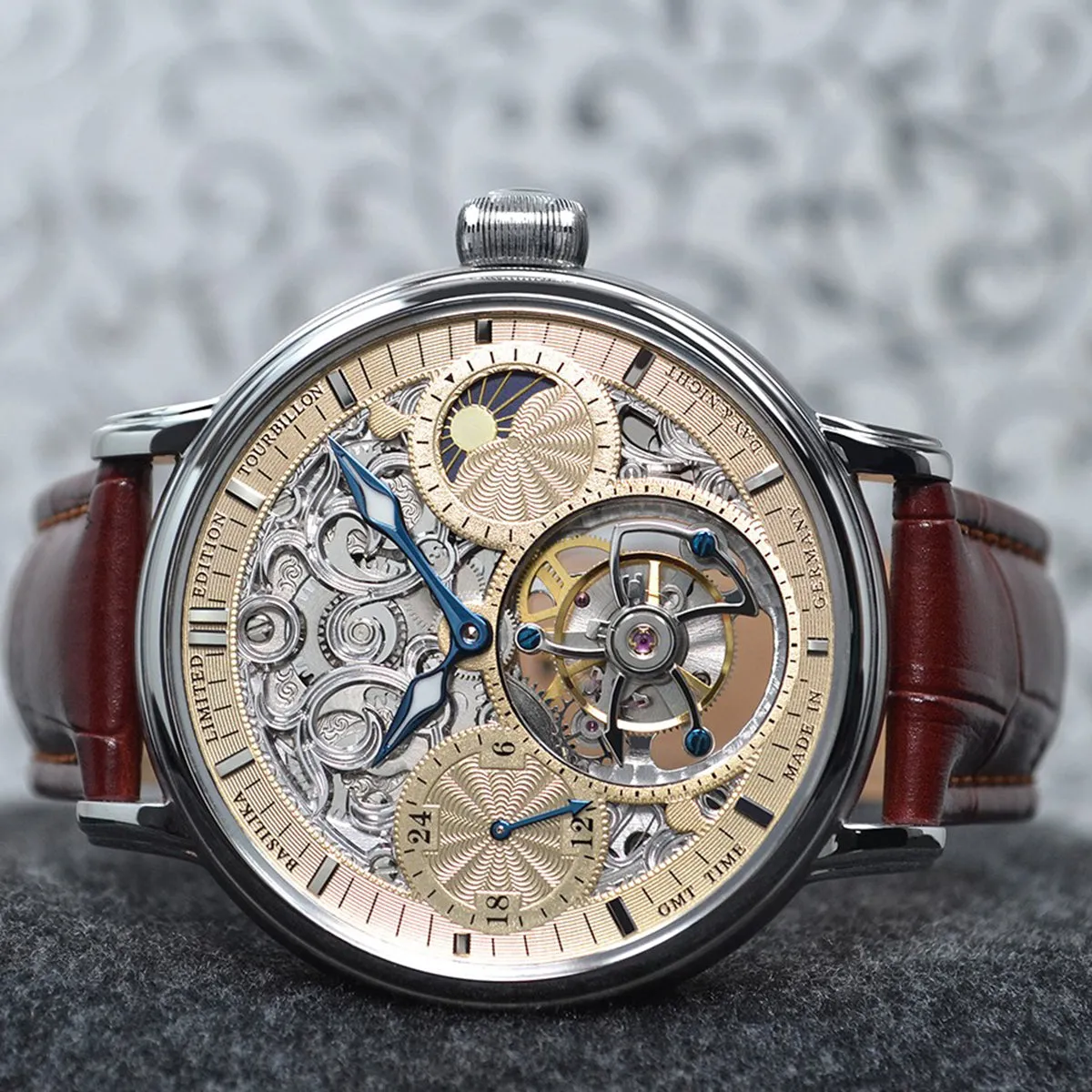 POLJOT INTERNATIONAL Tourbillon Skeleton 3360.T05