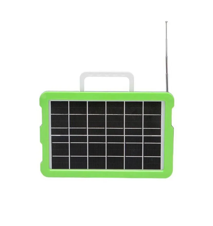 Portable Solar Lighting System with Radio