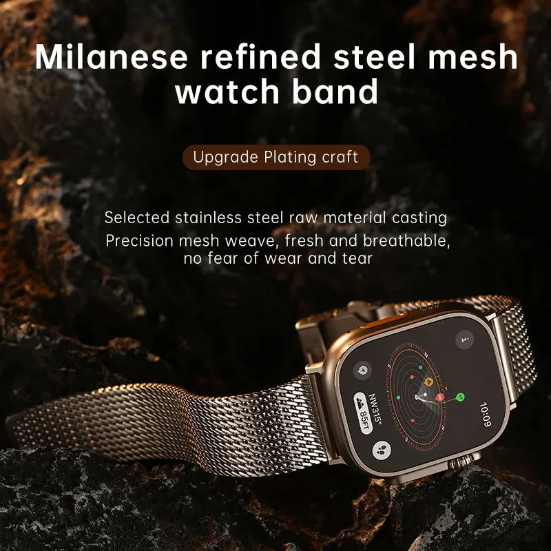 Premium Mesh Milanese 316L Stainless Steel Apple Watch Bands