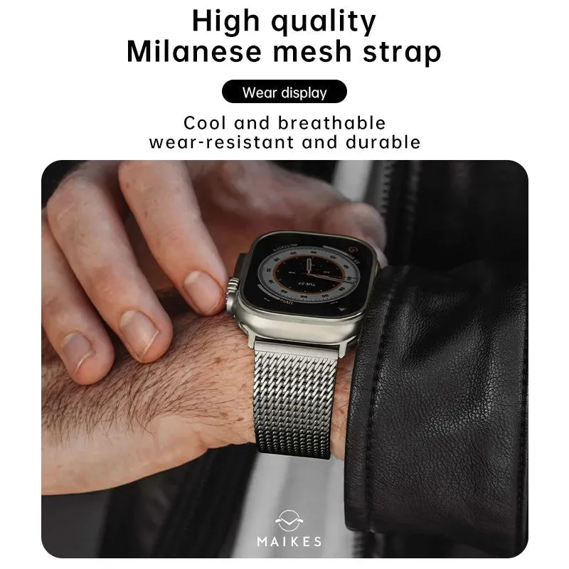 Premium Mesh Milanese 316L Stainless Steel Apple Watch Bands