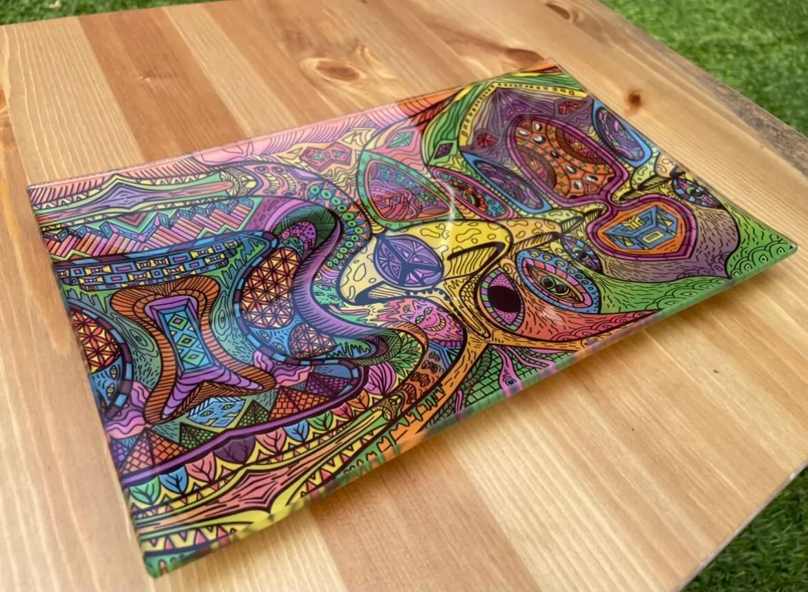 "Dimensional" Collectible Tray (6.25" x 10.2")