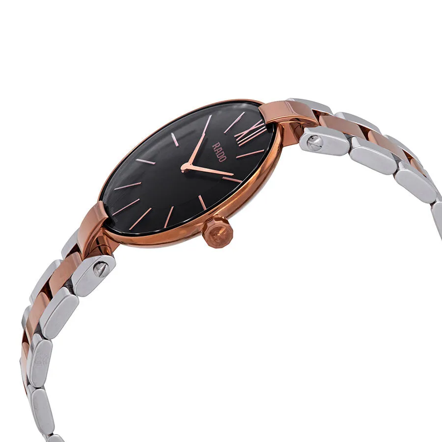 Rado Coupole Black Dial Ladies Watch R22851164