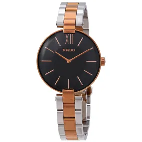 Rado Coupole Black Dial Ladies Watch R22851164