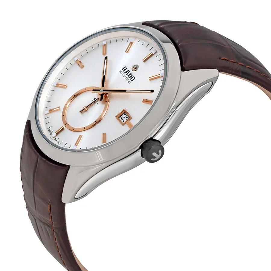 Rado HyperChrome XL Silver Dial Men's Leather Watch R32025115