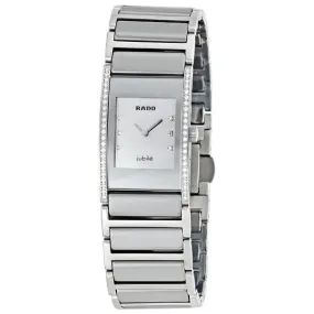 Rado Integral Silver Dial Diamond Ladies Watch R20733712