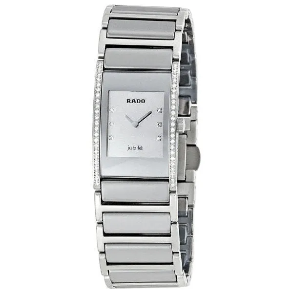 Rado Integral Silver Dial Diamond Ladies Watch R20733712
