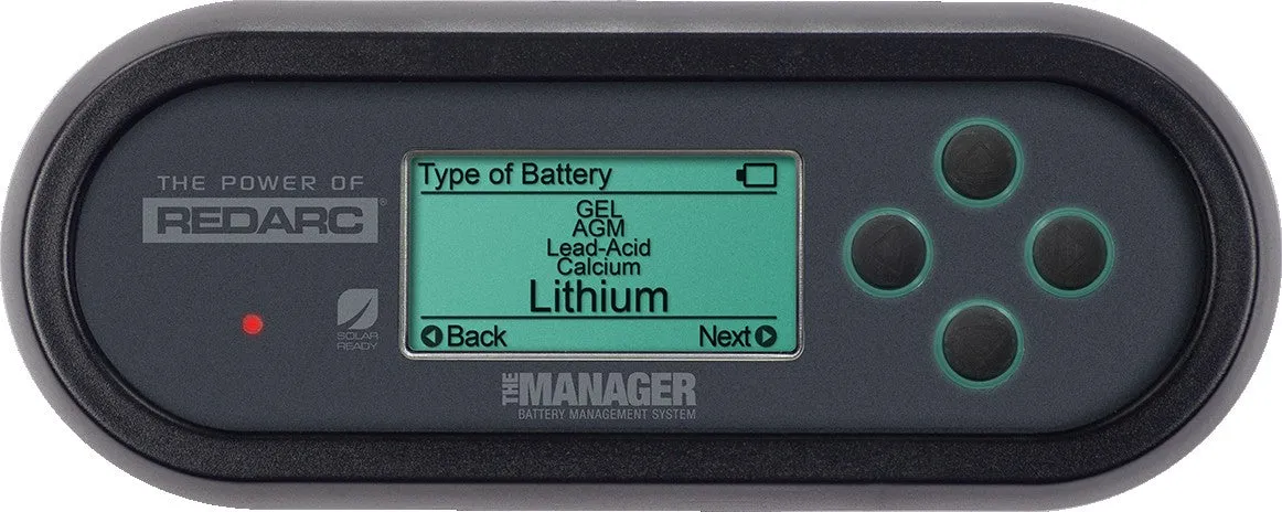 Redarc the Manager Remote Monitor - Display Unit