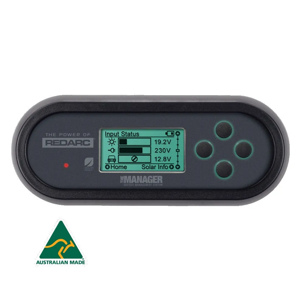 Redarc the Manager Remote Monitor - Display Unit