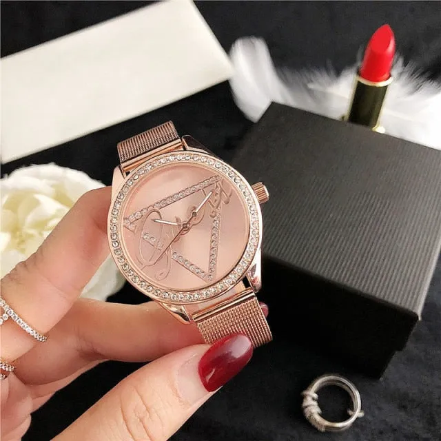 reloj mujer New brand luxury women's watches ladies Dress diamond watch women Rhinestone Wrist Watch silver Bracelet Clock