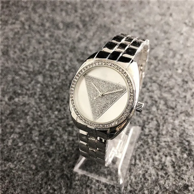 reloj mujer New brand luxury women's watches ladies Dress diamond watch women Rhinestone Wrist Watch silver Bracelet Clock