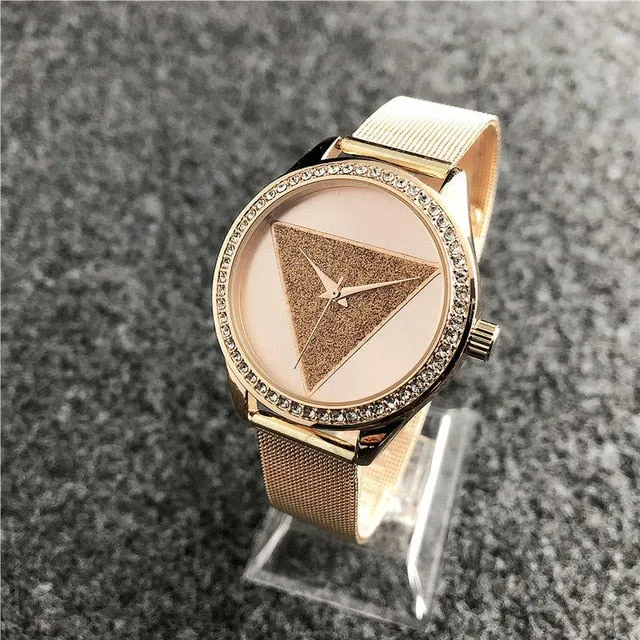 reloj mujer New brand luxury women's watches ladies Dress diamond watch women Rhinestone Wrist Watch silver Bracelet Clock