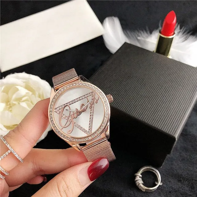 reloj mujer New brand luxury women's watches ladies Dress diamond watch women Rhinestone Wrist Watch silver Bracelet Clock