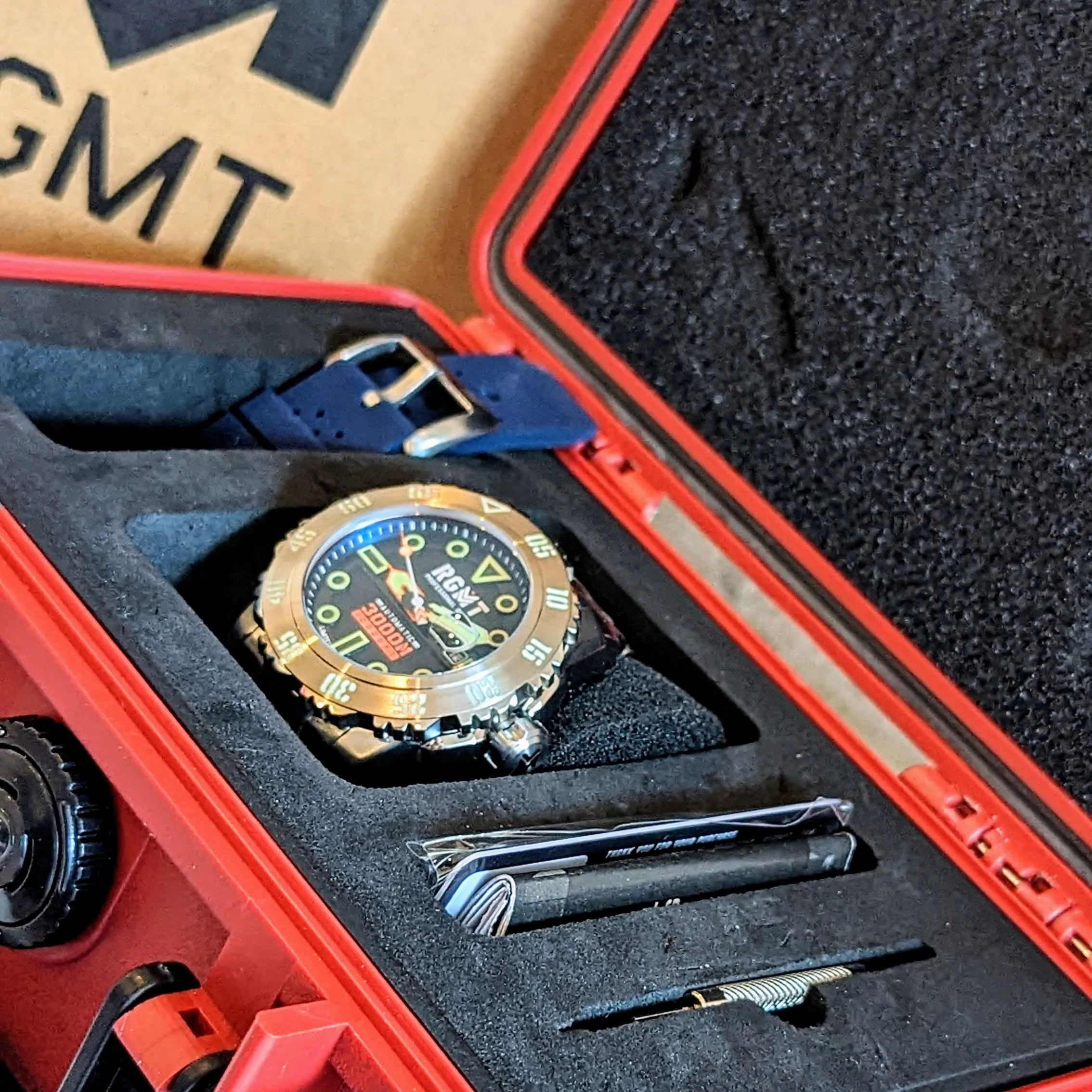RGMT Ohio Professional Diver Automatic Watch 3000M Wristwatch in Original Box!