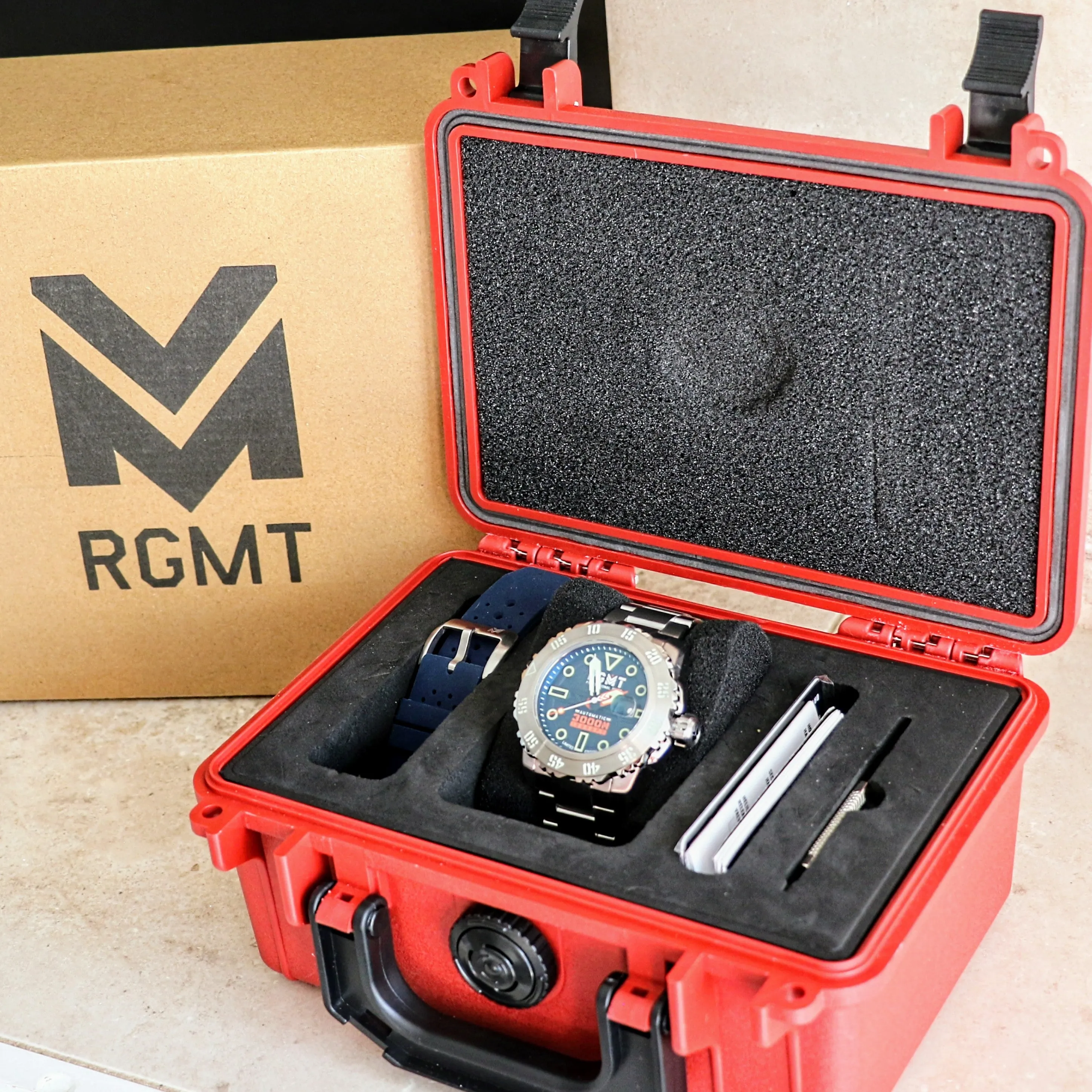 RGMT Ohio Professional Diver Automatic Watch 3000M Wristwatch in Original Box!