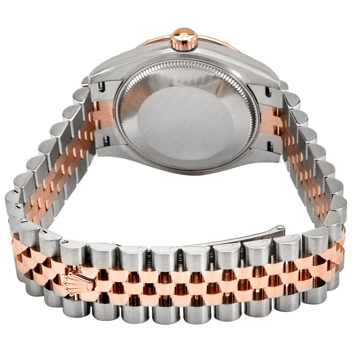 Rolex DateJust 31 Chocolate Diamond Dial Automatic Ladies Stainless Steel -18 ct Everose Gold Jubliee Watch 278341CHRDJ