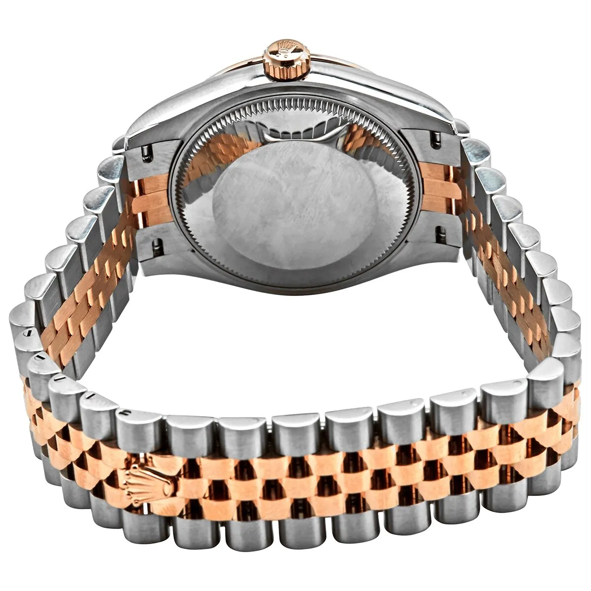 Rolex Datejust 31 Chocolate Diamond Dial Automatic Ladies Steel and 18kt Everose Gold Jubilee Watch 278271CHDJ