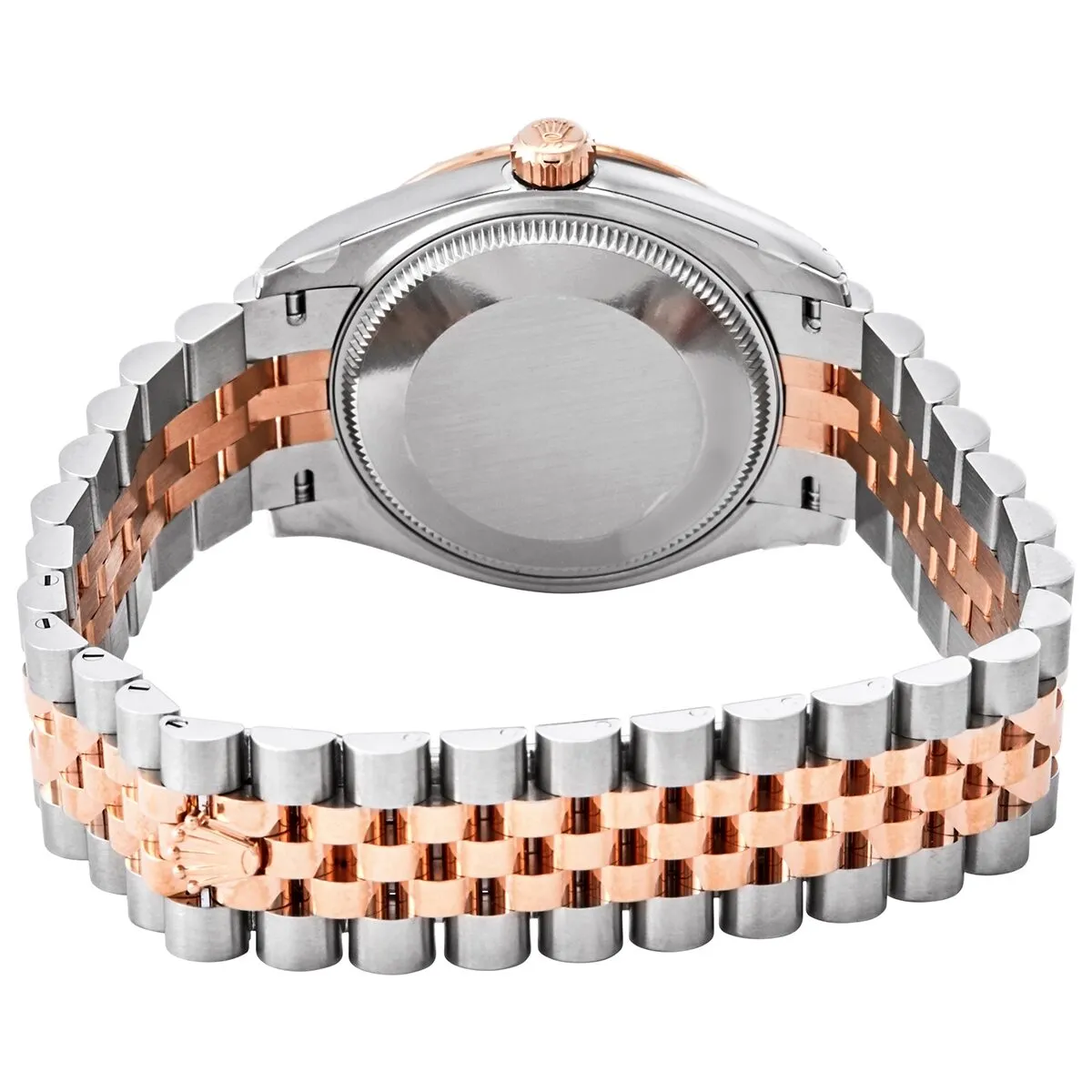 Rolex DateJust 31 Rose Dial Automatic Ladies Stainless Steel 18 ct Everose Gold Jubliee Watch 278341PRJ