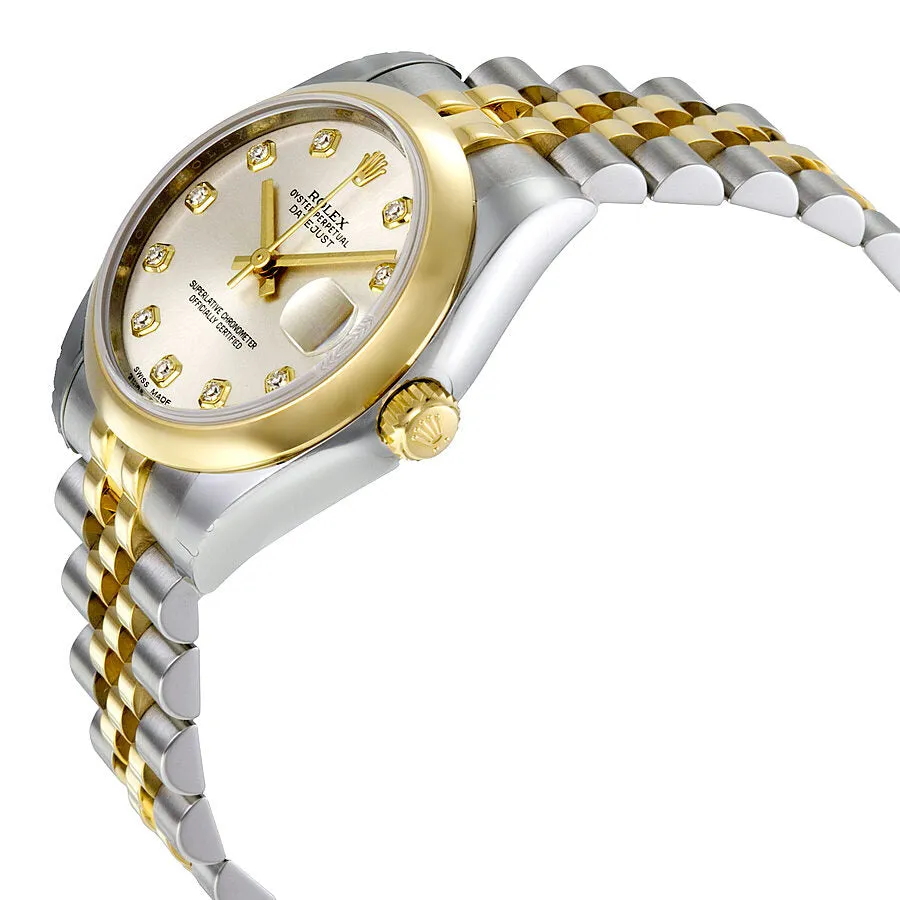Rolex Datejust Lady 31 Silver Dial Stainless Steel and 18K Yellow Gold Jubilee Bracelet Automatic Watch 178243SDJ