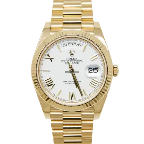 Rolex Day-Date 228238 White Roman