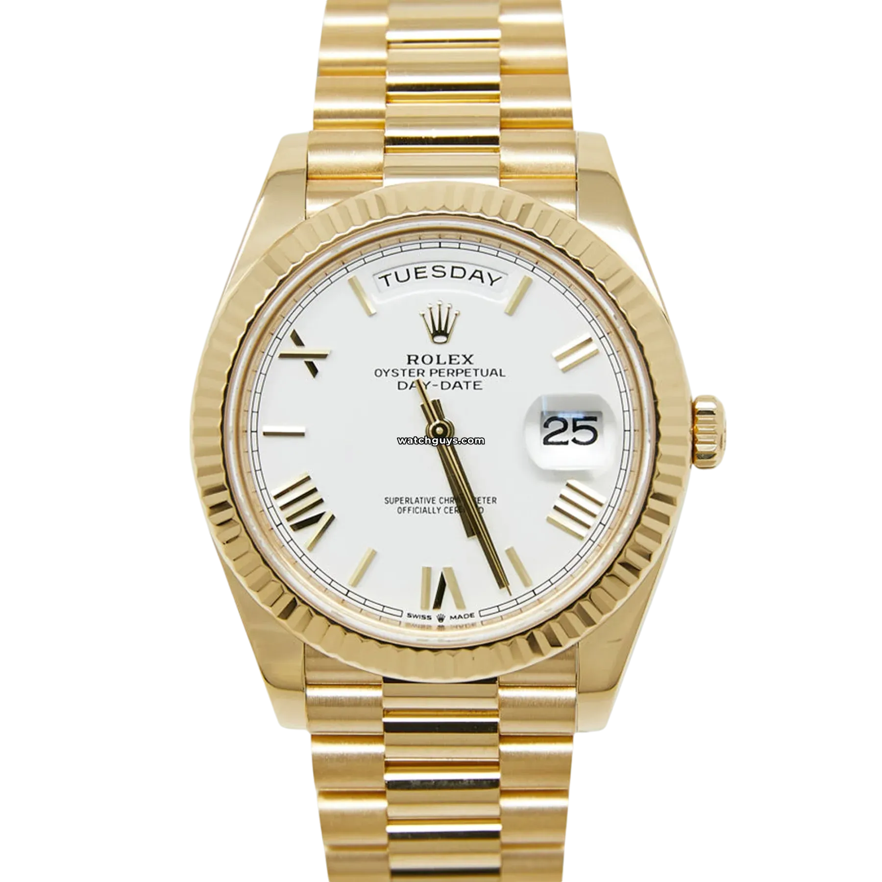 Rolex Day-Date 228238 White Roman