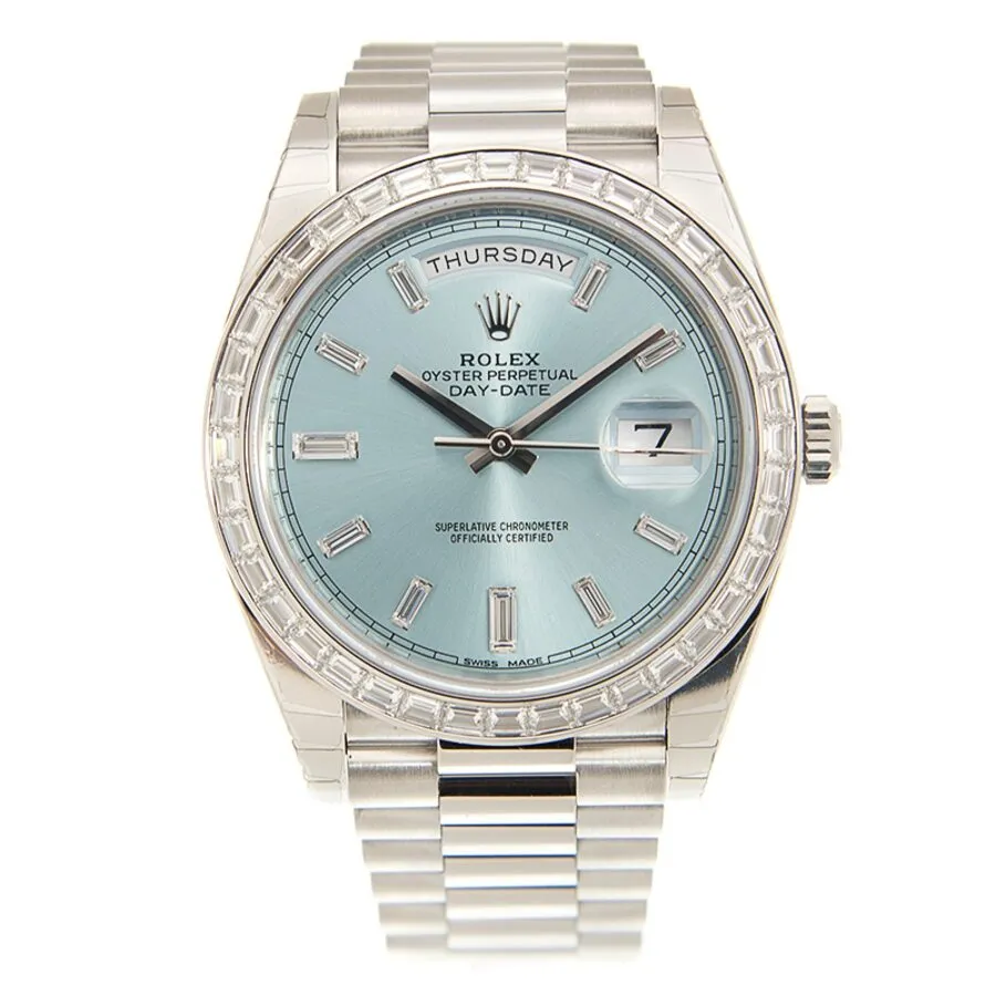 Rolex Day-Date 40 Automatic Chronometer Diamond Men's Watch 228396IBLDP