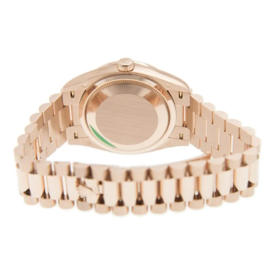 Rolex Day-Date Automatic Chronometer Diamond Brown Dial Ladies Watch 128345RBR 128345CHDP