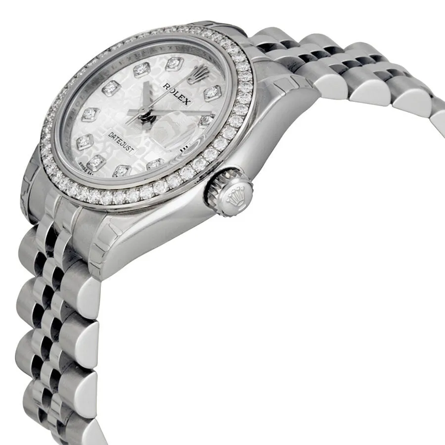 Rolex Lady Datejust 26 Silver Dial Stainless Steel Jubilee Bracelet Automatic Watch 179384SJDJ