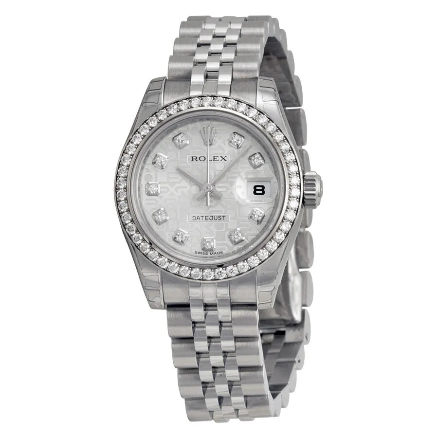 Rolex Lady Datejust 26 Silver Dial Stainless Steel Jubilee Bracelet Automatic Watch 179384SJDJ