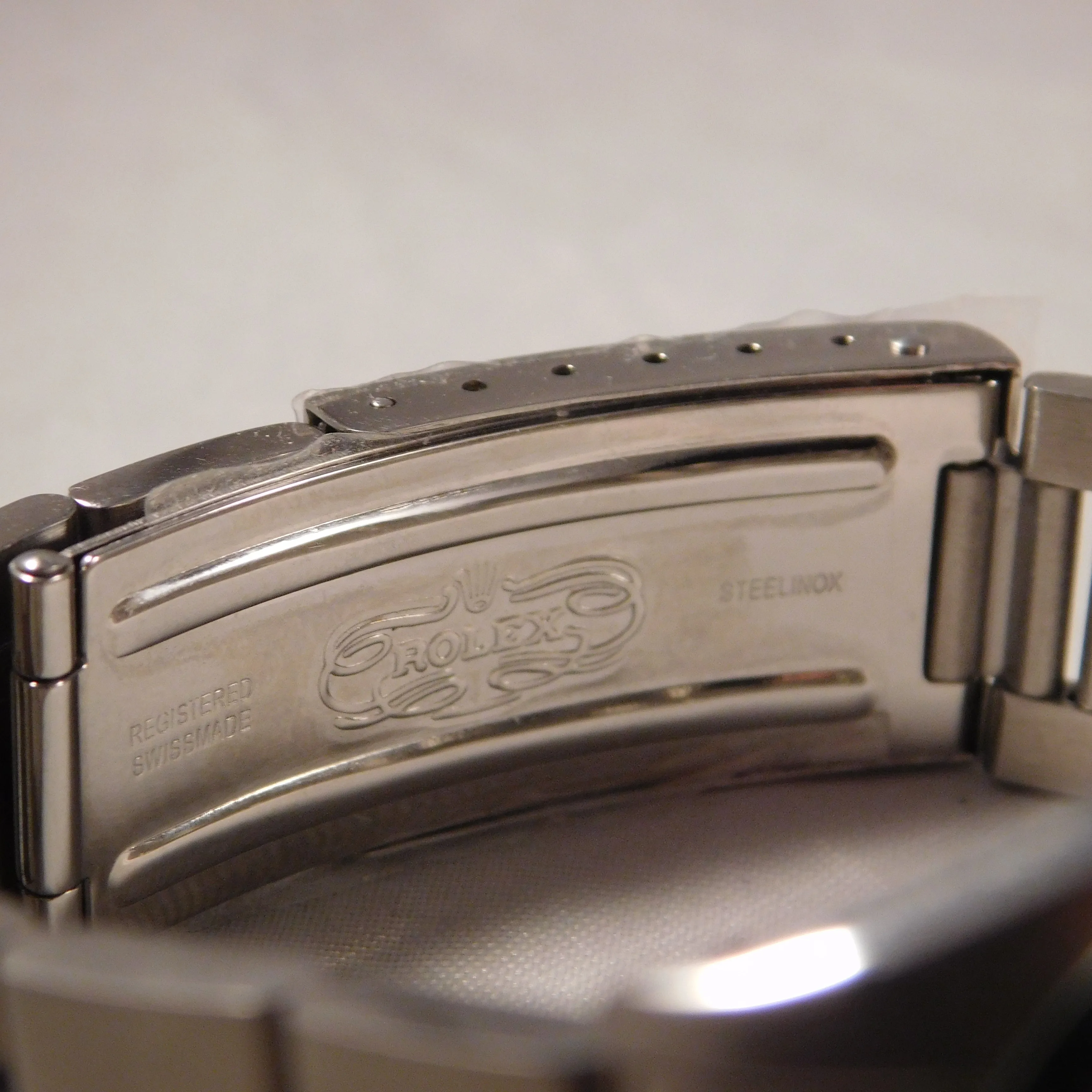 Rolex Oysterdate Precision 6494 Silver Sunburst Dial SS Vintage 1957 Mens Watch....34mm