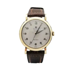 Rolex Precision 9ct Yellow Gold Vintage Watch - 1940