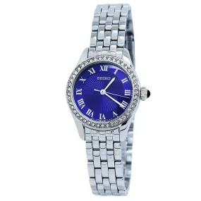 Seiko Classic Quartz Blue Dial Ladies Watch SUR335
