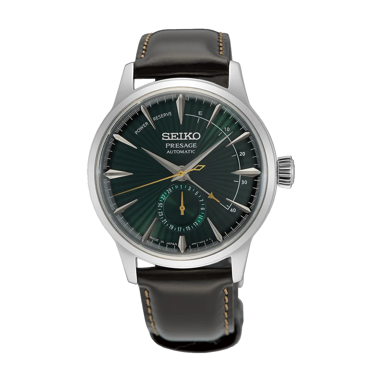 Seiko - SSA459J ‘Midnight Mockingbird’ Presage Cocktail Time Power Indicator Automatic Watch