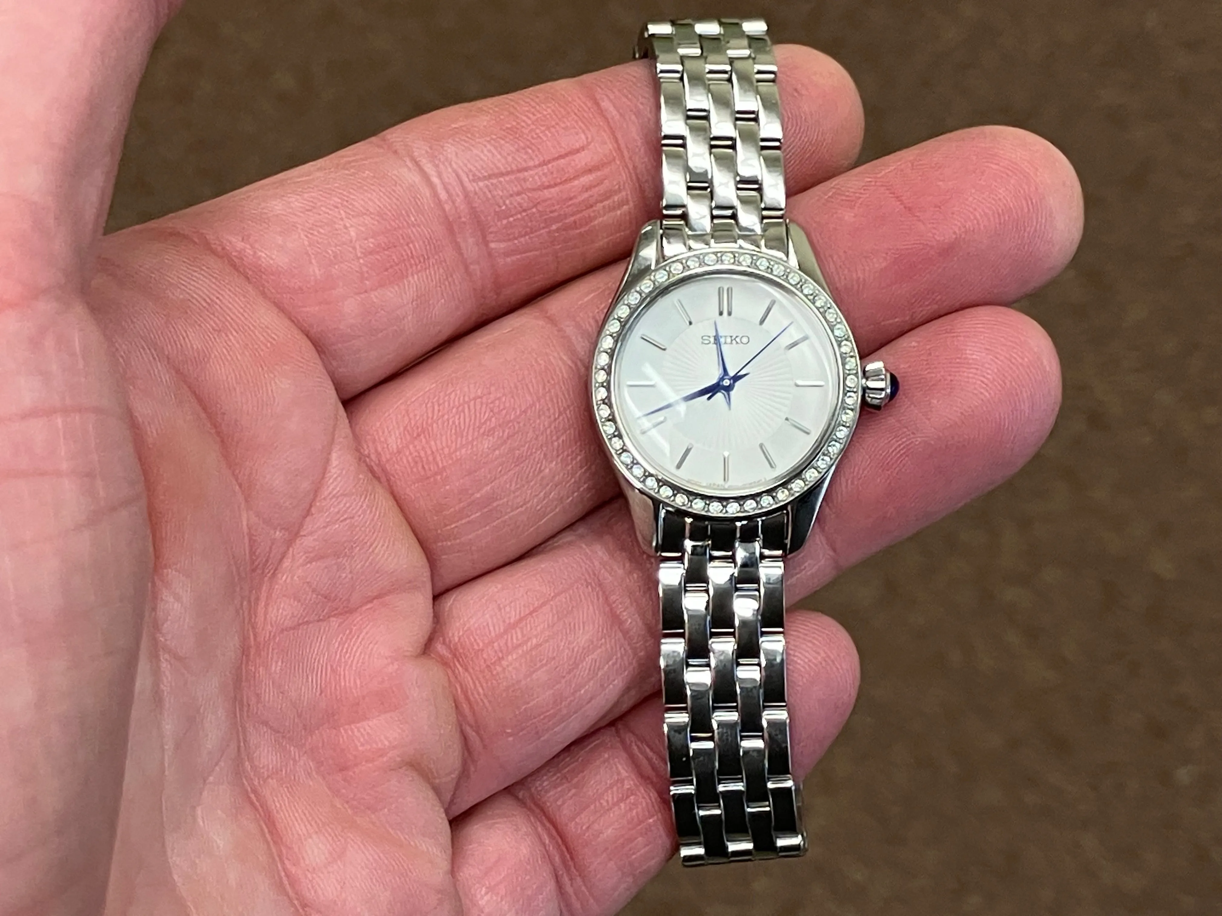 Seiko Women's Watch With Crystals