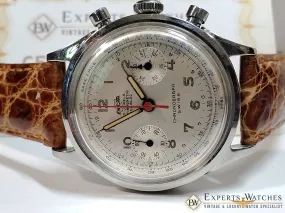 Serviced Vintage Enicar Chronograph Pilots Watch Valjoux 92 Pre Sherpa 1970's