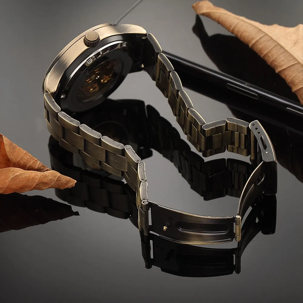 Skeleton Steampunk Retro Mechanical Watch