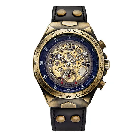 Skeleton Steampunk Retro Mechanical Watch