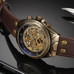 Skeleton Steampunk Retro Mechanical Watch