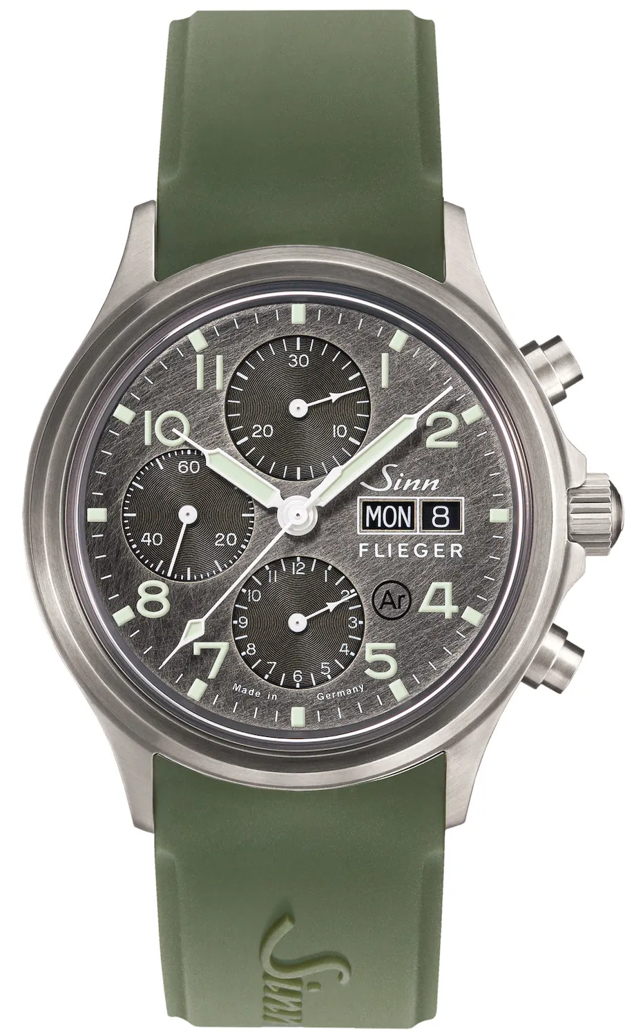 SN Watch 358 Sa Pilot DS Silicone Green