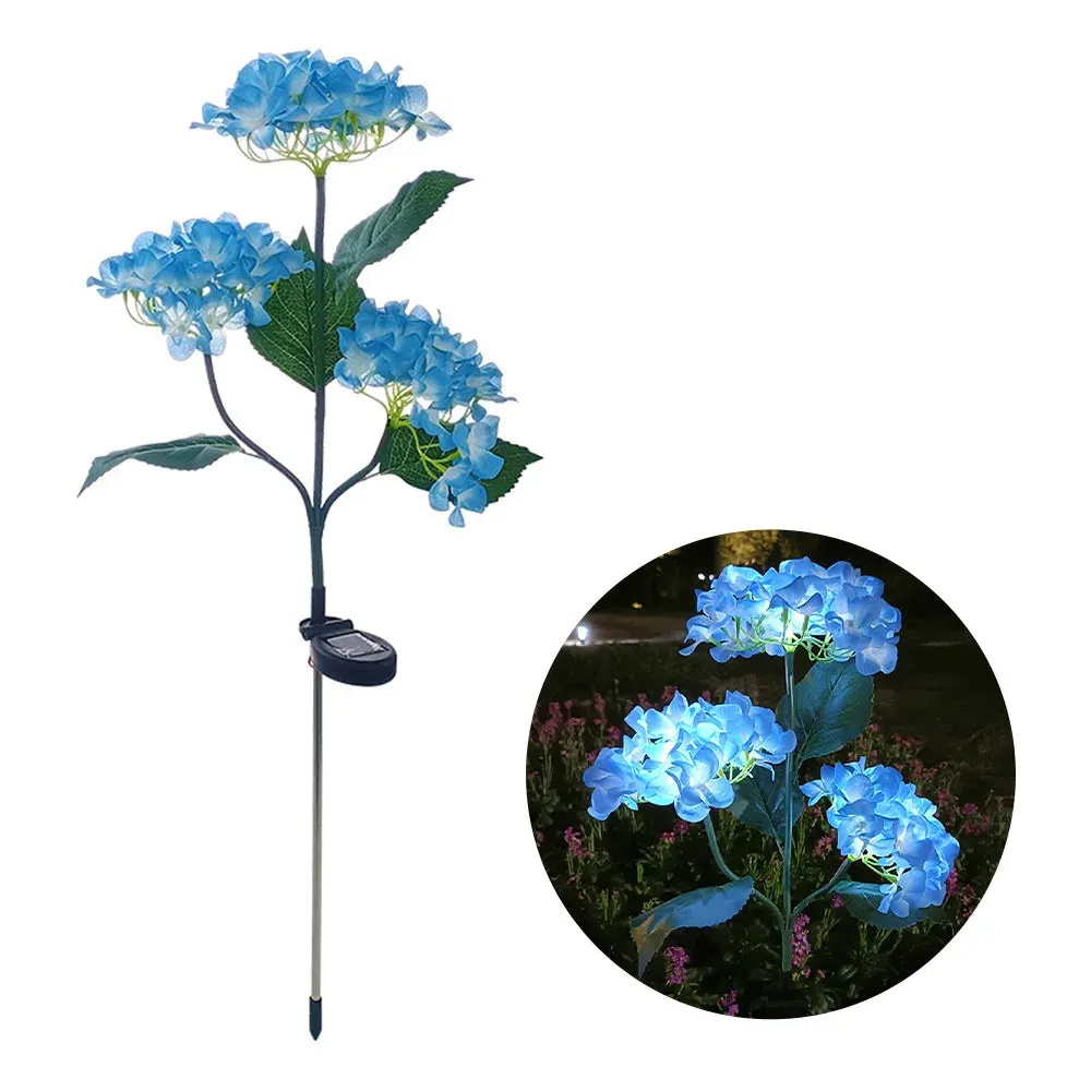 Solar Hydrangea Flower Lamp