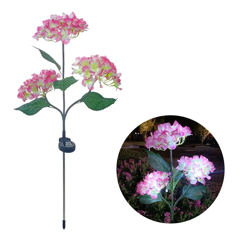 Solar Hydrangea Flower Lamp