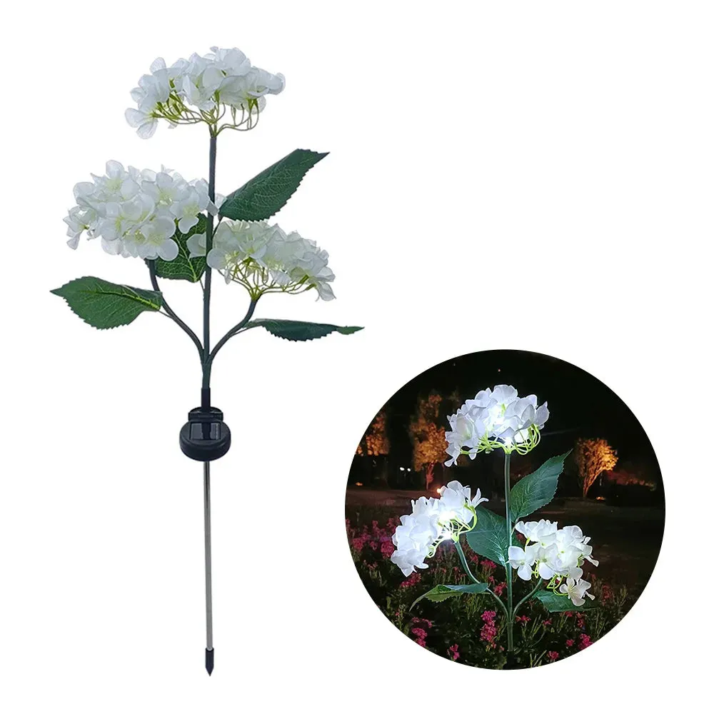 Solar Hydrangea Flower Lamp