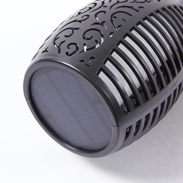 Solar-Powered Flame Torch Lamp