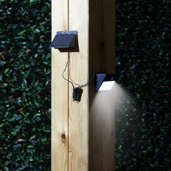 Solar-Powered Motion Sensor Security Light - No Wiring Needed, Easy Installations