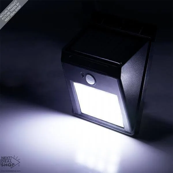 Solar-Powered Motion Sensor Security Light - No Wiring Needed, Easy Installations