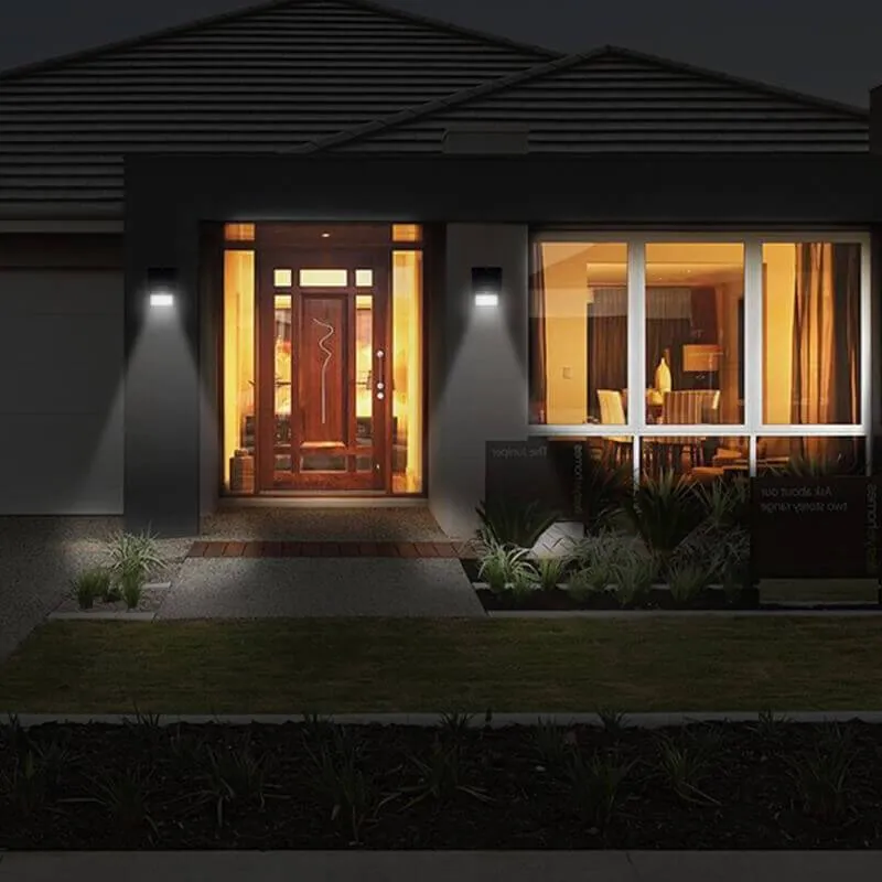 Solar-Powered Motion Sensor Security Light - No Wiring Needed, Easy Installations