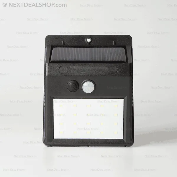 Solar-Powered Motion Sensor Security Light - No Wiring Needed, Easy Installations