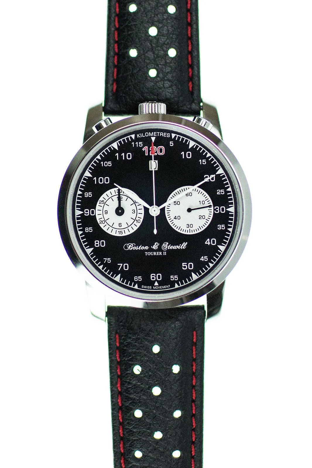 Sold!!! Boston & Stewill Tourer II British Racing Black Dial BullHead Limited Edition